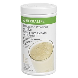 Bebida con proteinas de polvo